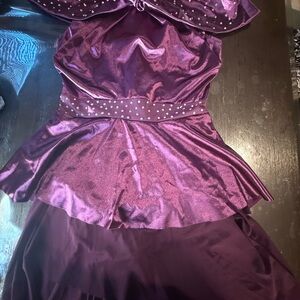 Weissman Purple and Cream Dance Costume